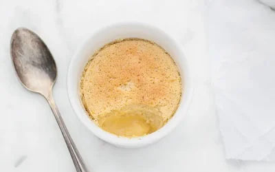 Mini Meyer Lemon Custard Cakes
