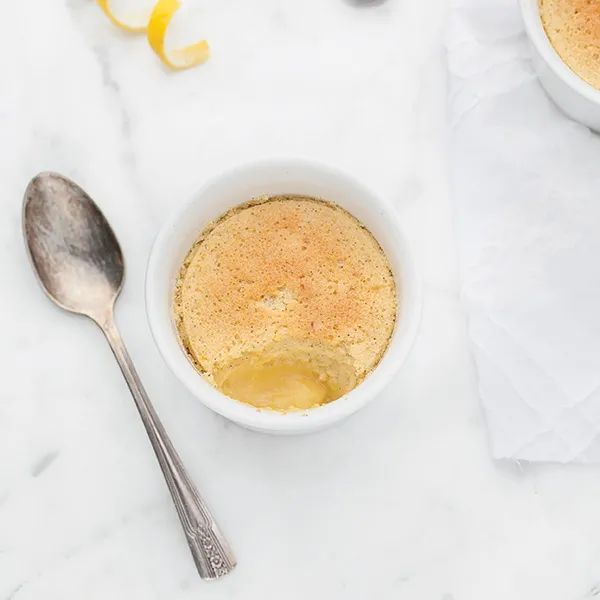 Mini Meyer Lemon Custard Cakes